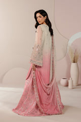 Roselle By Zarif Unstitched 3 Piece Printed & Emb Formals Suit-BLISS