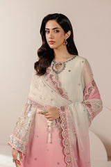 Roselle By Zarif Unstitched 3 Piece Printed & Emb Formals Suit-BLISS