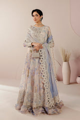 Roselle By Zarif Unstitched 3 Piece Printed & Emb Formals Suit-HAVEN