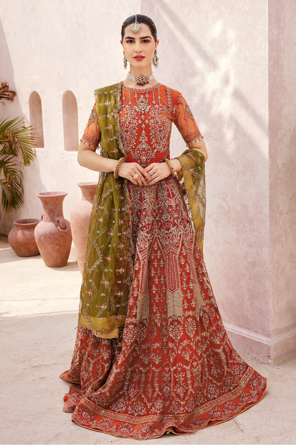 Mirha By Emaan Adeel Unstitched 3 Piece Wedding Edition Vol-02 Collection'2024-MH-208