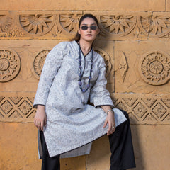 Urban Cut 1 Piece Printed  Cotton Stitched Kurta