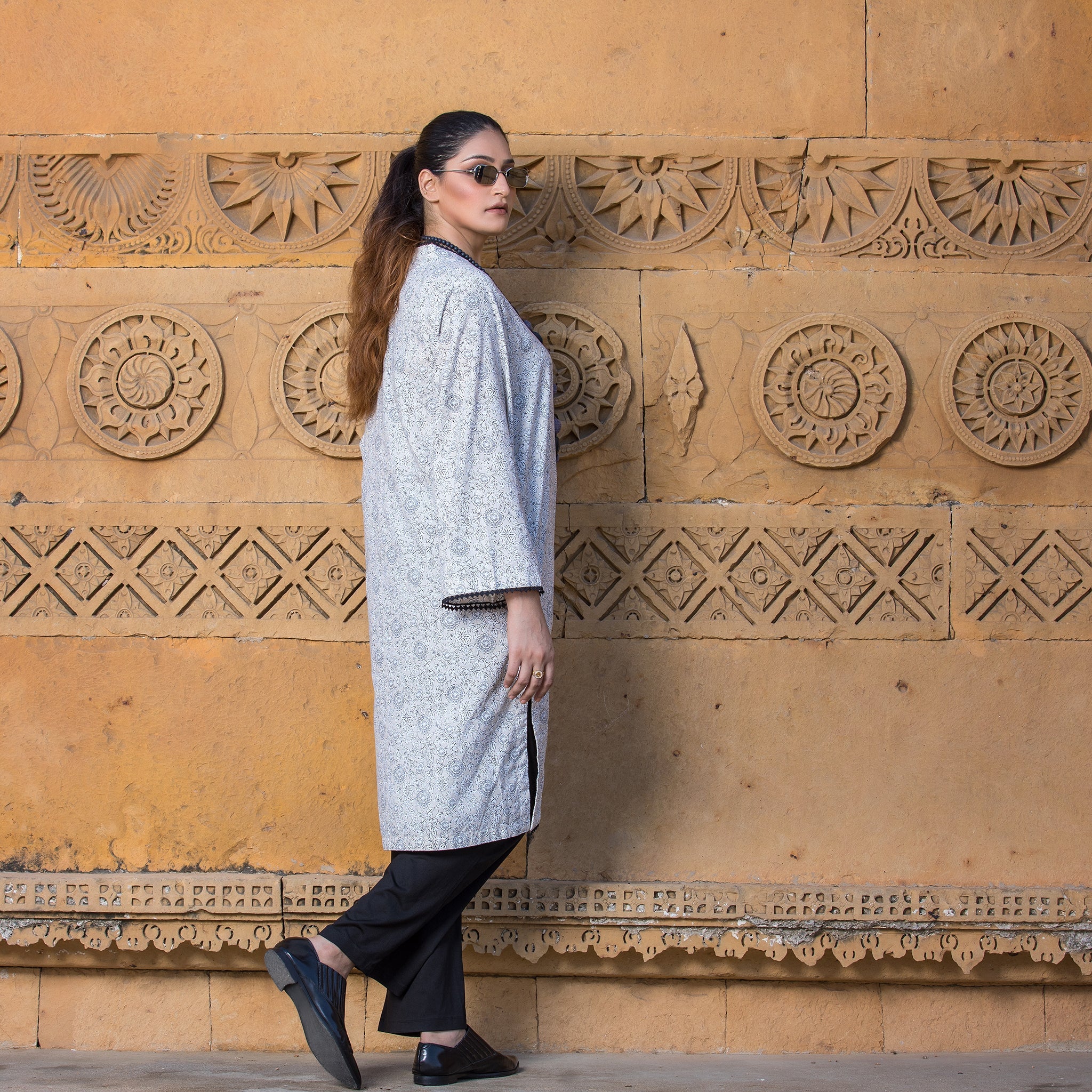 Urban Cut 1 Piece Printed  Cotton Stitched Kurta