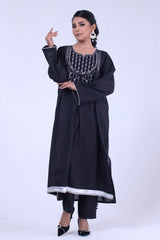 Urban Cut 1 Piece Solid Cotton Stitched Kurta