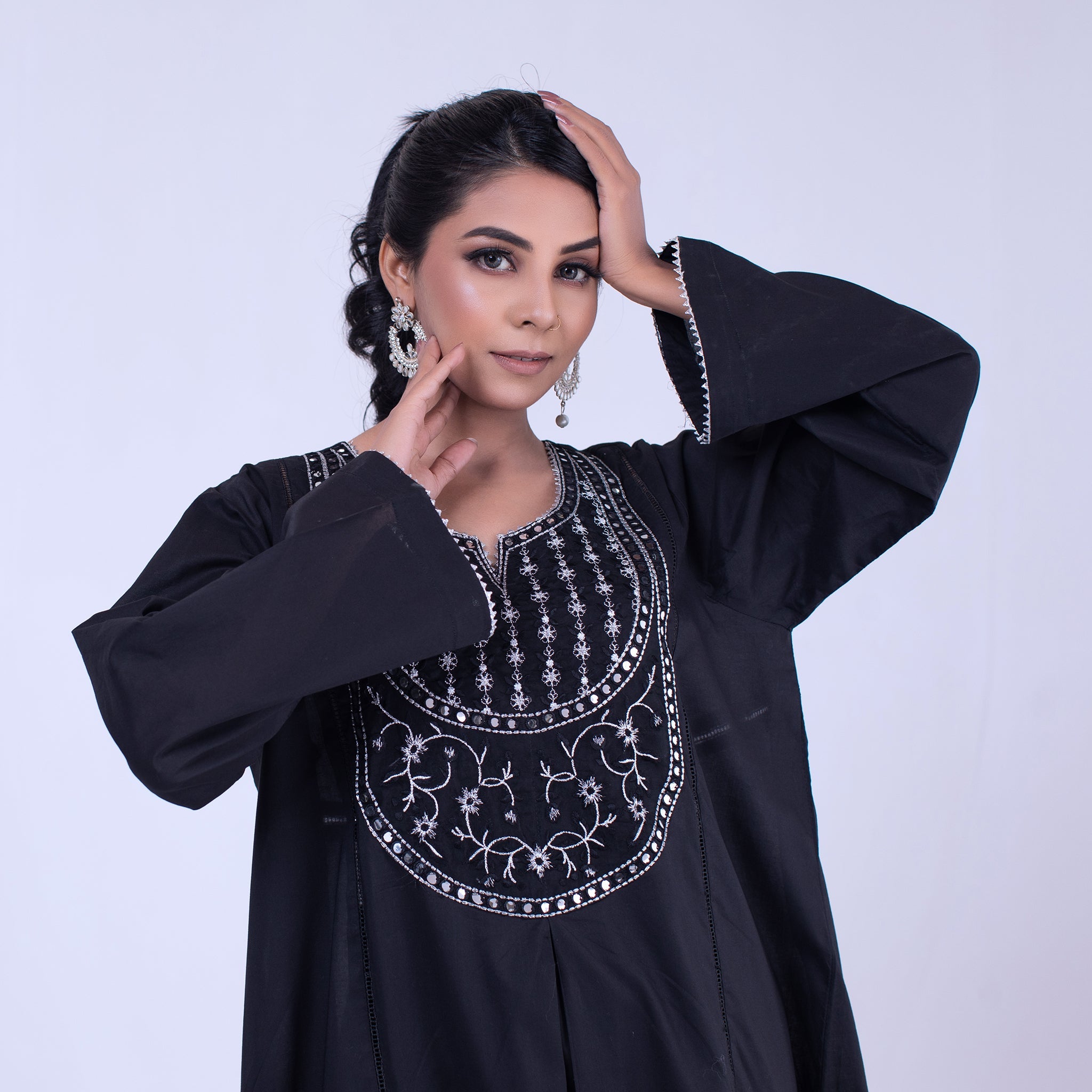 Urban Cut 1 Piece Solid Cotton Stitched Kurta