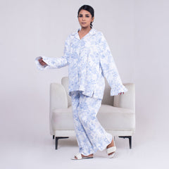 Urban Cut 2 Piece PJ Suit- Cotton Comfy Flannel ( Shirt + Trouser)