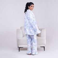 Urban Cut 2 Piece PJ Suit- Cotton Comfy Flannel ( Shirt + Trouser)