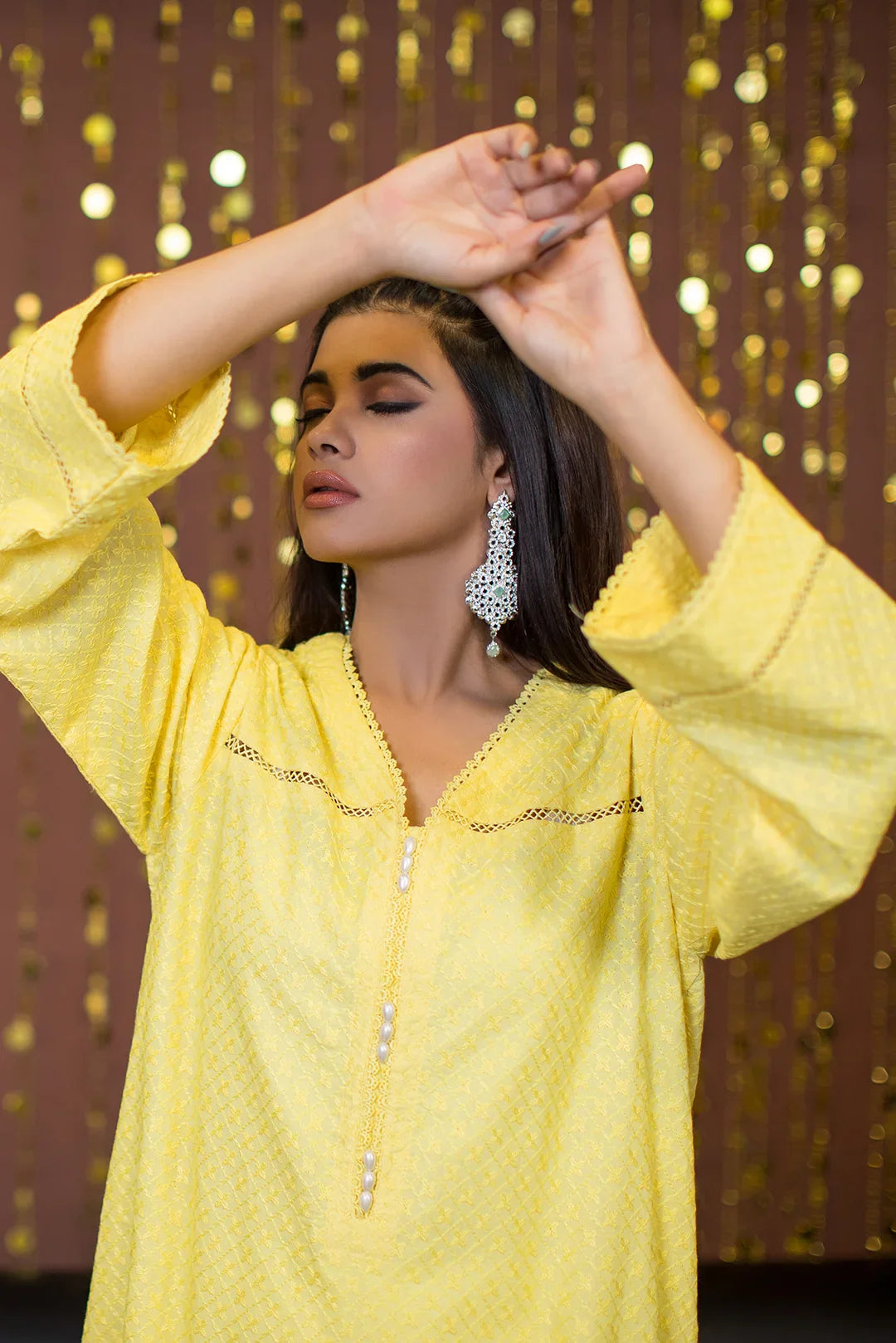 Urban Cut 1 Piece Cotton Chicken Kari Kurta