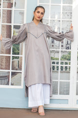 Urban Cut 1 Piece Cotton Embellished Satin Kurta