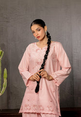 Abeera Exclusive Stitched 2 Piece Premium Cotton Suit-FC-08