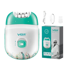 VGR-V-726 Wet & Dry Compact Professional Cordless Women Epilator
