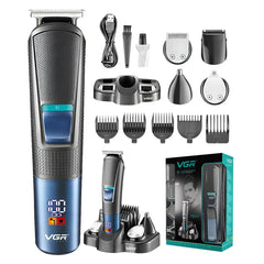 VGR-V-108 Professional 10 in 1 Grooming Kit All in one