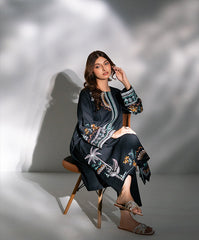 Winter Tales By Kaanthaa Stitched 2 Piece Winter Suit-Dusky Ravine | 2 pc Stitched