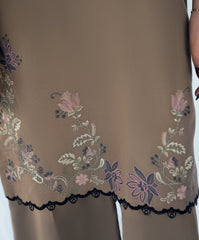 Winter Tales By Kaanthaa Stitched 2 Piece Winter Suit-Muted Garden | 2 pc Stitched