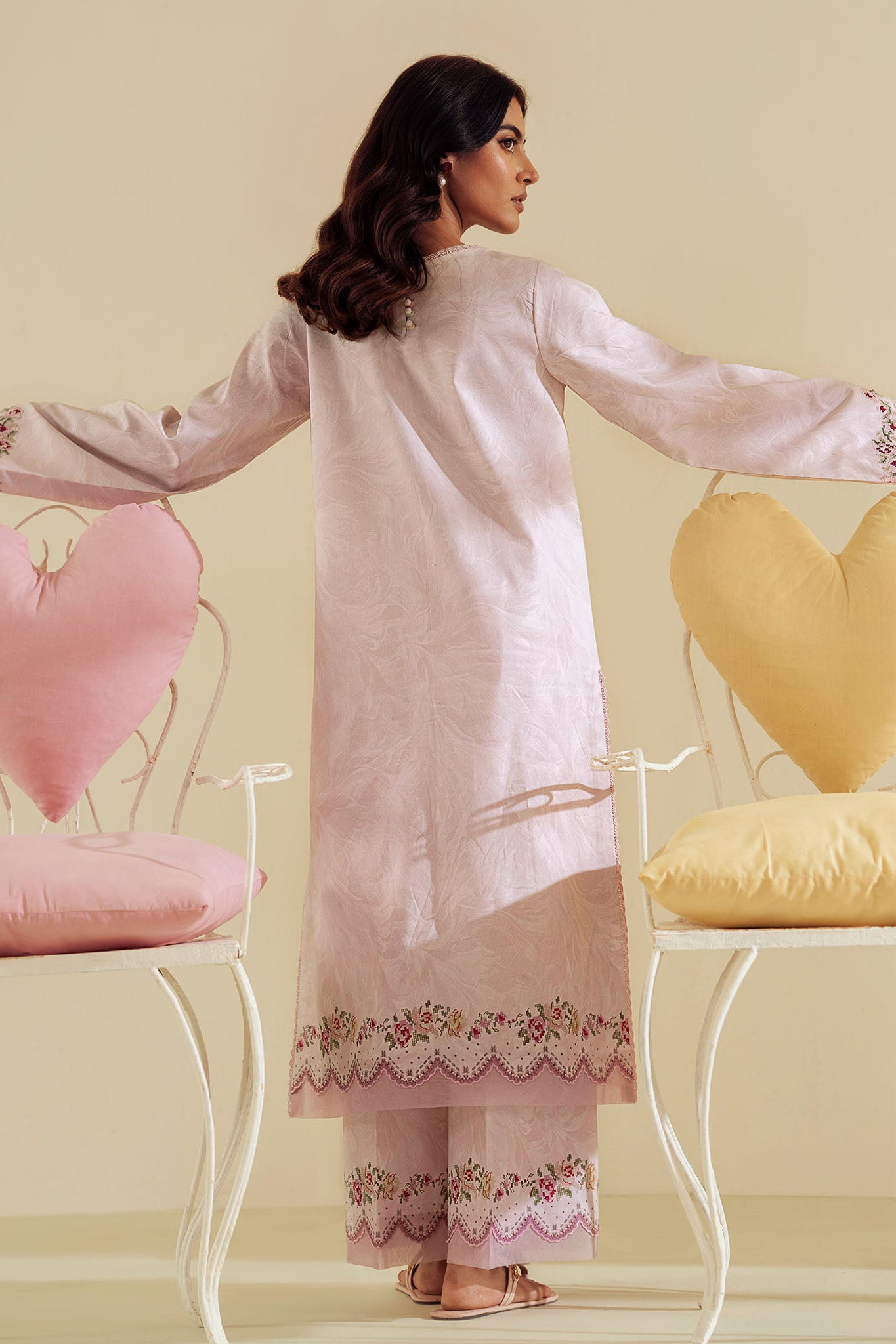 Daffodils By Seran Unstitched 2 Piece Lawn Collection'2025-10-Carla