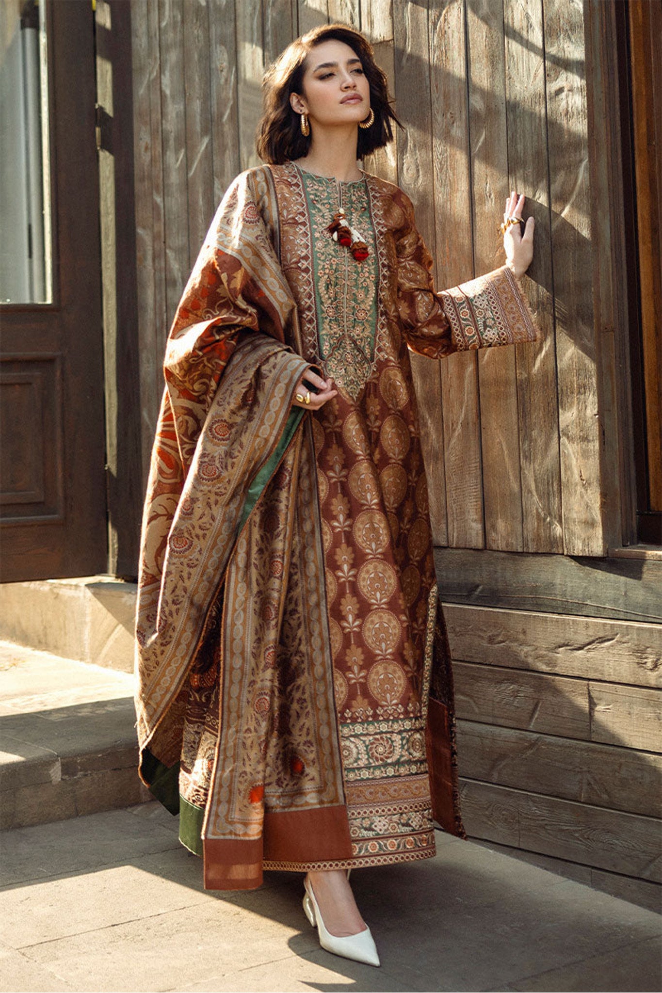 Broadway By Mushq Unstitched 3 Piece Winter Collection'2024-MWI-10-Eternal Promise