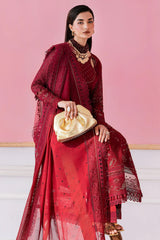 Luxe By Imrozia Serene Unstitched 3 Piece Luxury Formals Collection'2025-S-1089-Scarlet