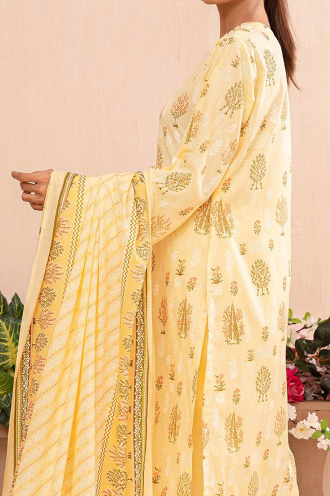 Amna Khadija Unstitched 3 Piece Wrinkle Free Prints Vol-17 Collection'2024-1096-D