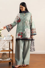 Coco By Zara Shahjahan Unstitched 3 Piece Prints Drop Two Suit-10B-ZEN