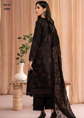 Zarif Unstitcehd 3 Piece Embroidered Eid Lawn Collection'2023-ZEL-10-Dawn Aura