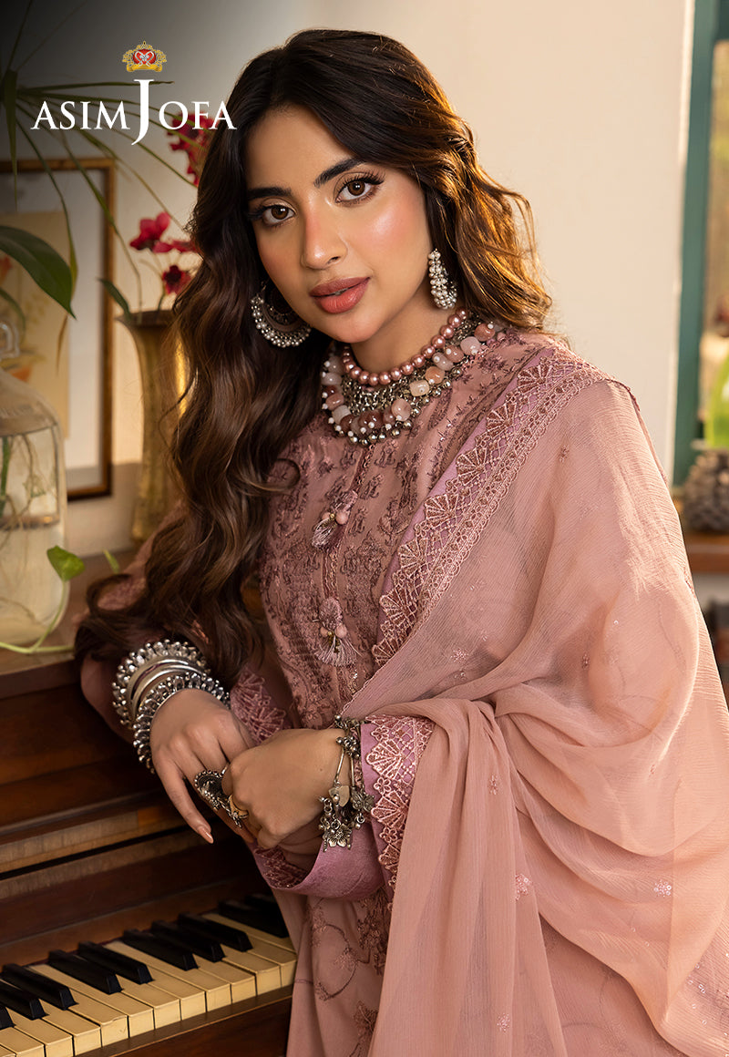 Asim Jofa Designers Limited Edition Ajswd-01 Embroidered Stitched 3 Pcs