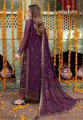 Asim Jofa Abresham '23 Ajab-22 Embroidered Chiffon 3 Pcs