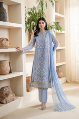 Anaya Noor By Zebtan Unstitched 3 Piece Luxury Formals Suit-AN-08
