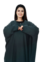 Abaya.Pk GREEN BUTTERFLY GOWN ABAYA