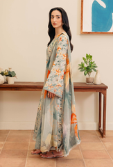 Miral By Humdum Unstitched 3 Piece Digital Printed Viscose Winter Collection'2025-D01