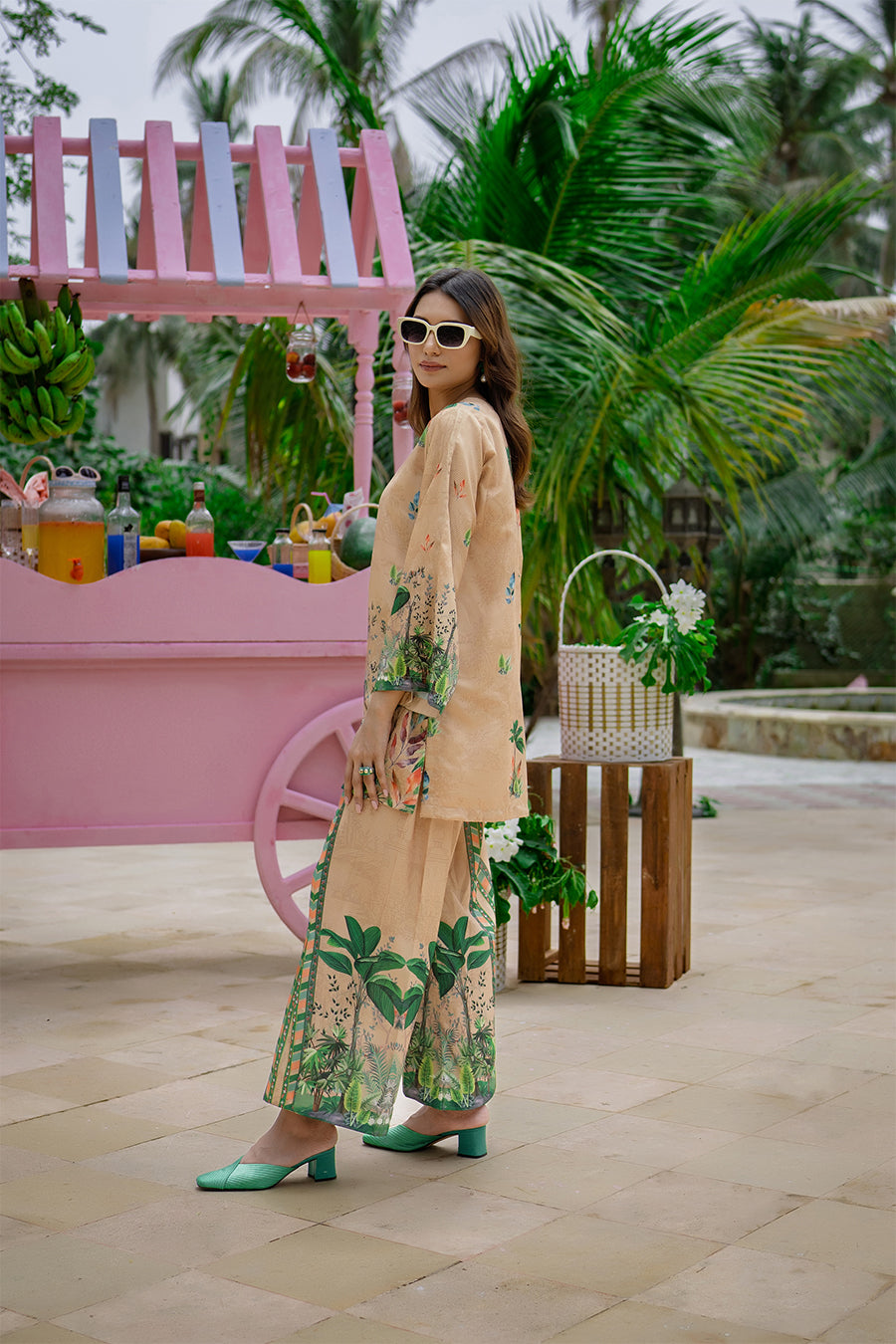 Sip N Style by Opole Stitched 2 Piece Summer Collection'2025-Mint Margarita