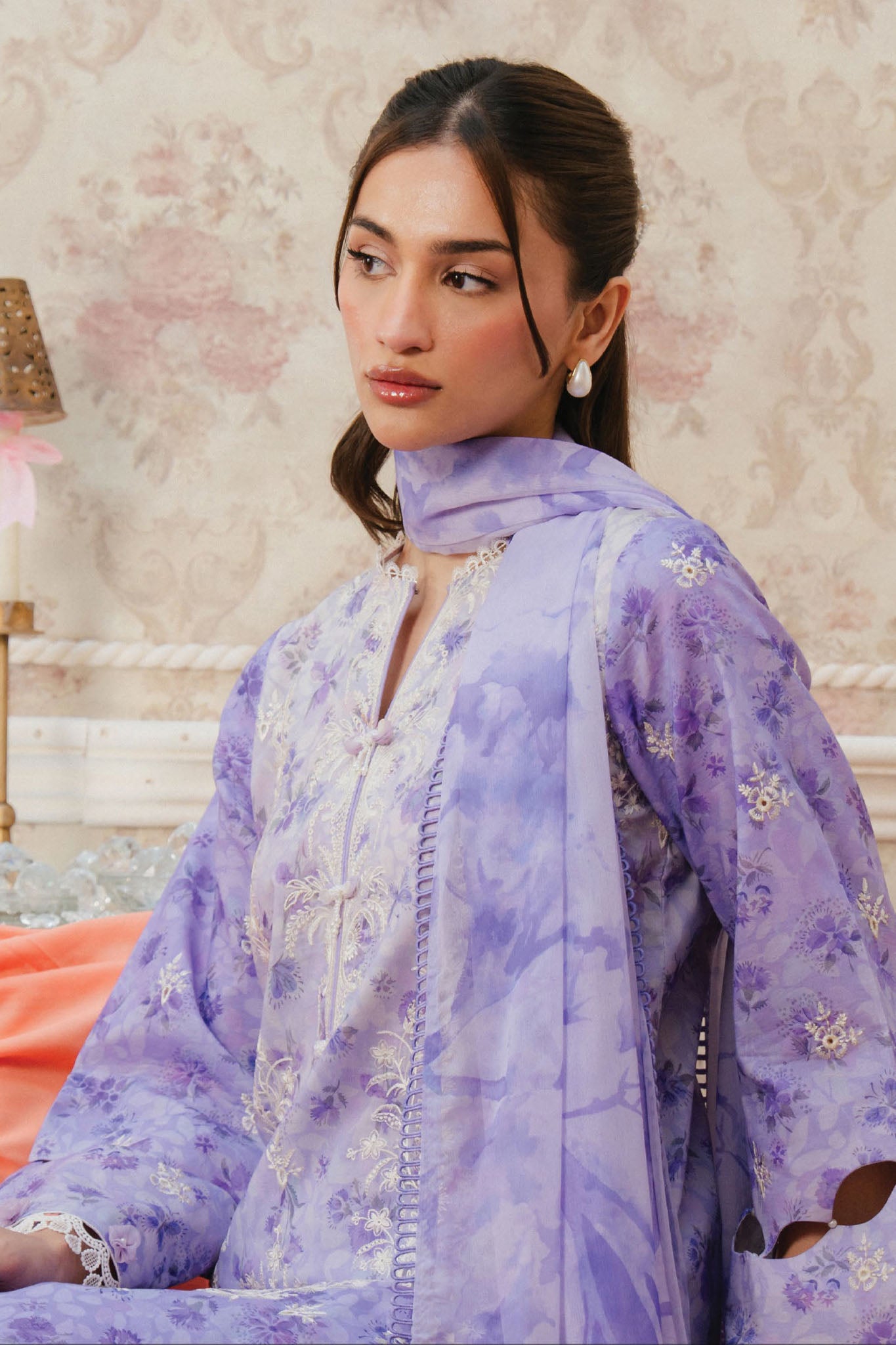 Armelia by Ayzel Unstitched 3 Piece Printed Lawn Collection-AL-V1-10-Delilah