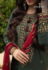 Asim Jofa Abresham '23 Ajab-16 Embroidered Lawn Silk 3 Pcs