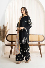 Panache Apparel-Stitched Summer Suit-Moonlight Glow