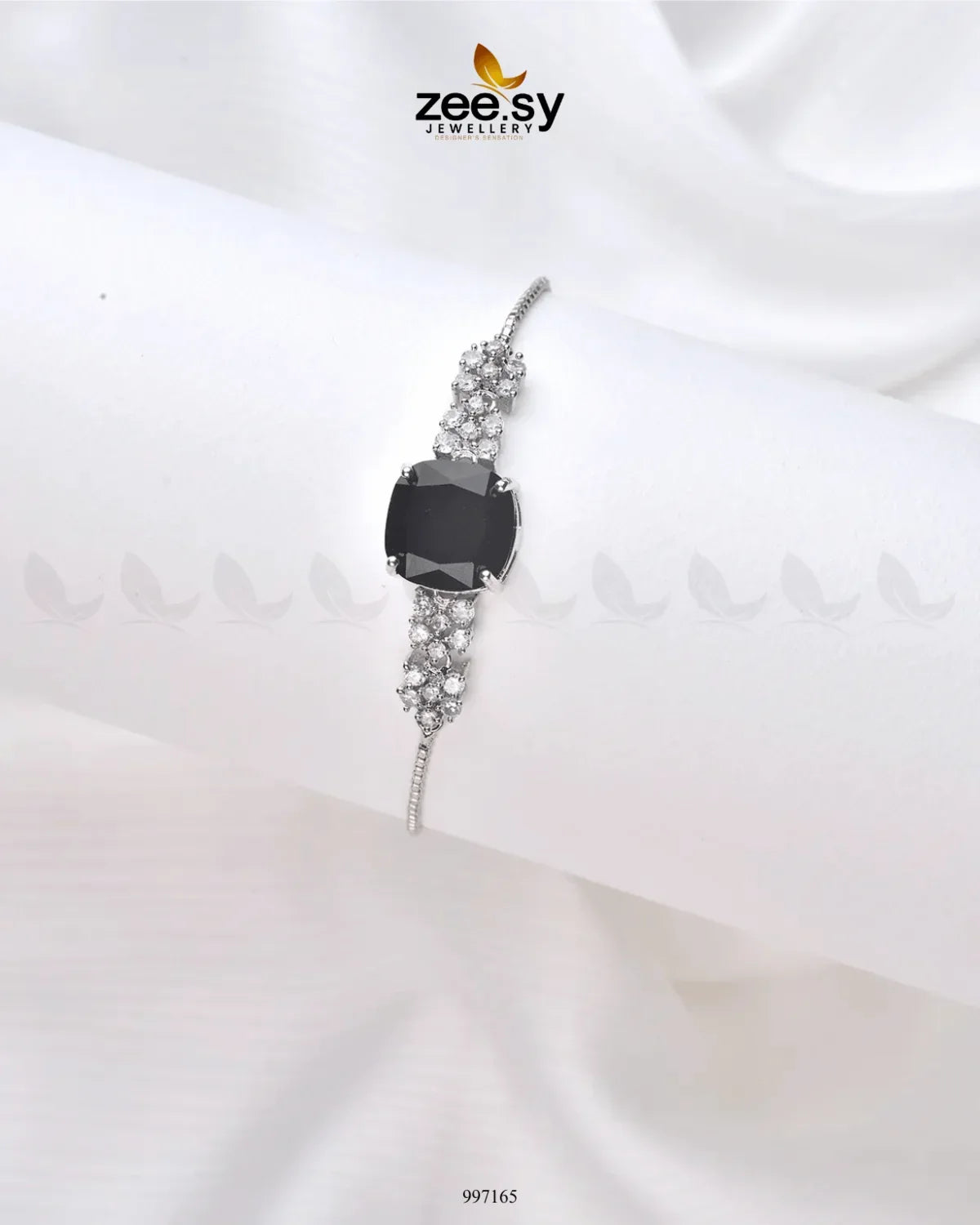 Morganite Bracelets Black - Zeesy Jewellery
