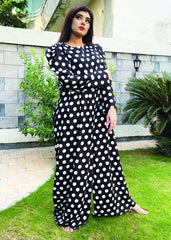 Black Polka Dot Jumpsuit