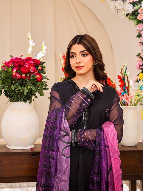 Rang E Bahar By Nazmina Formals Collection'2025-Minuit Violet (FR-772)