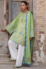 Elan Unstitched 3 Piece Luxury Lawn Collection'2025-11-B-Isla Bleu