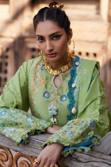 Elan Unstitched 3 Piece Luxury Lawn Collection'2025-11-B-Isla Bleu