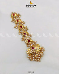 Bindiya-0106 Red Pearl - Zeesy Jewellery