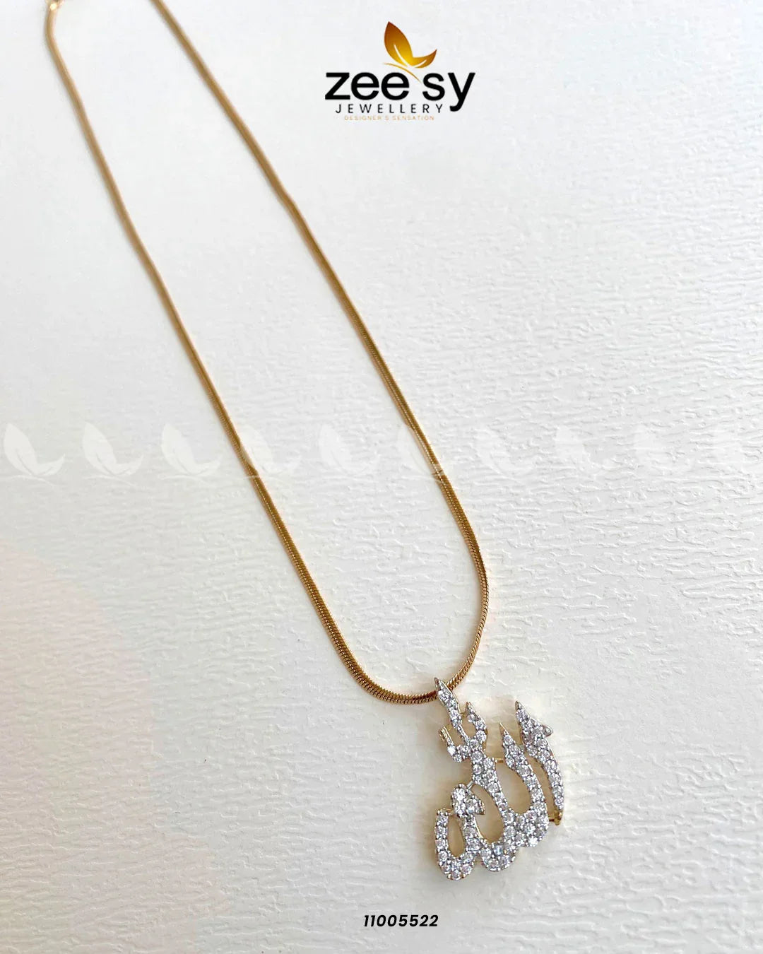 CALLIGRAPHY LOCKET-0009 - Zeesy Jewellery