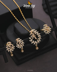 PENDANT-0047 Golden Champagne - Zeesy Jewellery