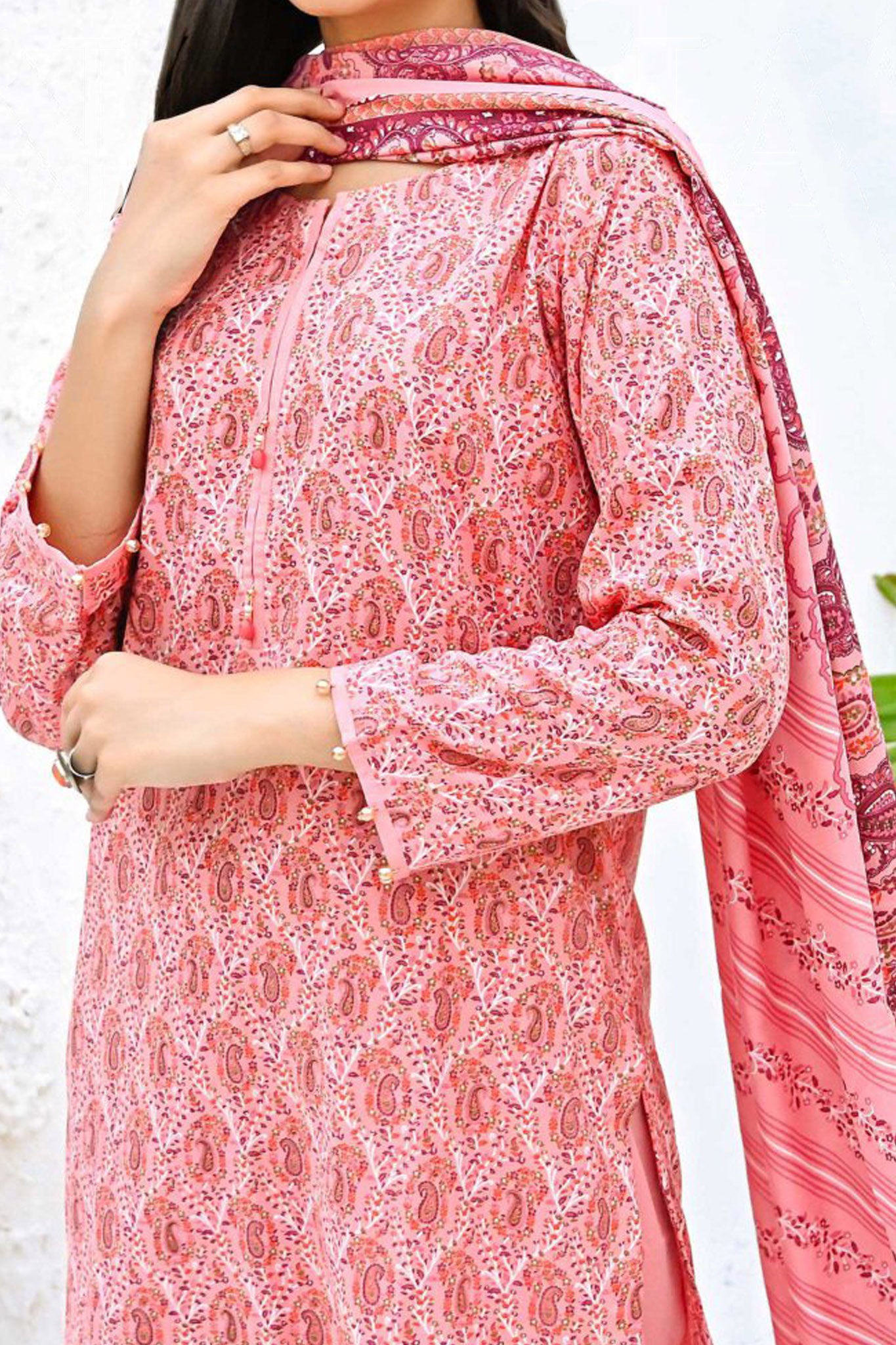 Amna Khadija Unstitched 3 Piece Wrinkle Free Prints Vol-18 Collection'2024-1101-D