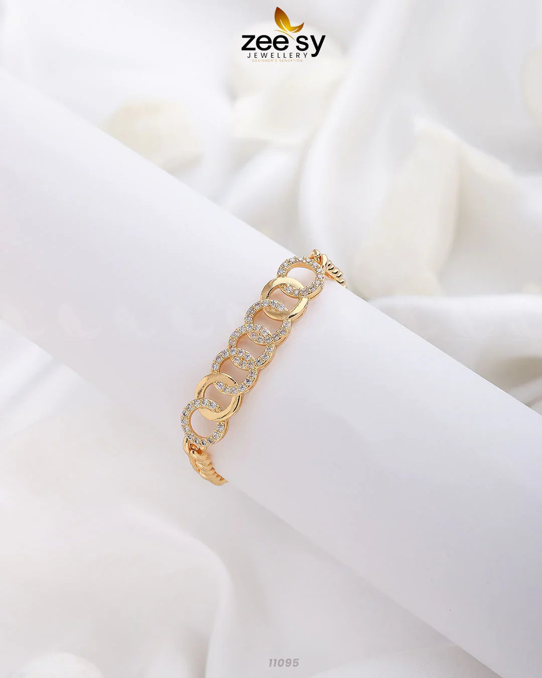 Honey Comb Bracelet Golden - Zeesy Jewellery