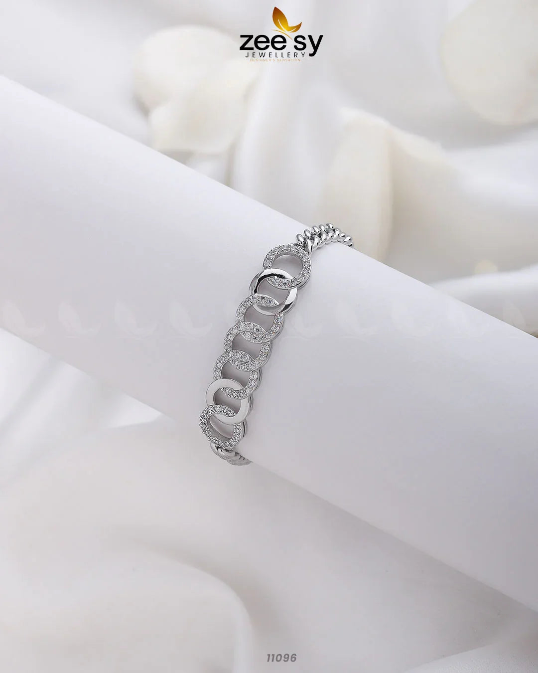 Honey Comb Bracelet Silver - Zeesy Jewellery