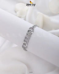 Honey Comb Bracelet Silver - Zeesy Jewellery
