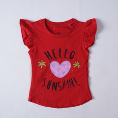 Kjunction Girls T shirt (Hello)