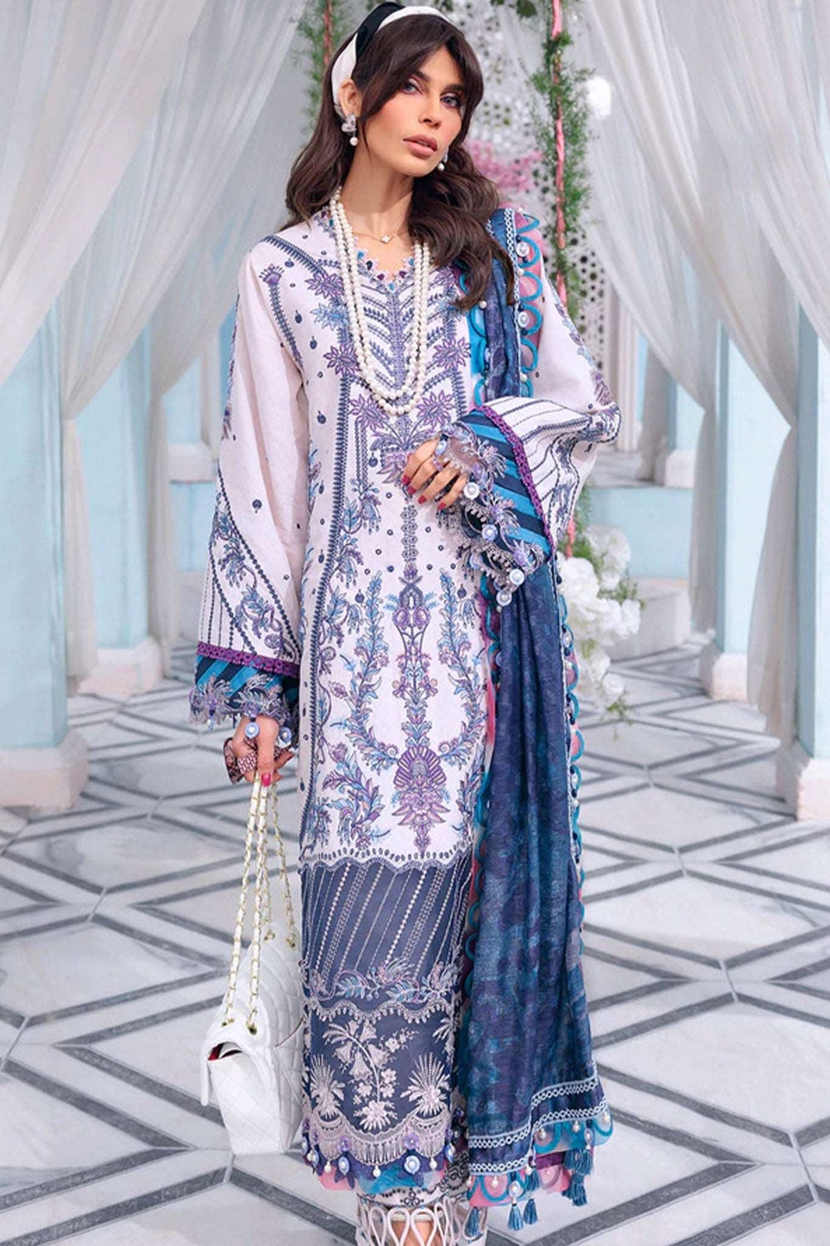 Afsana by Anaya Unstitched 3 Piece Luxury Eid Festive Lawn Collection'2022-AL22-11