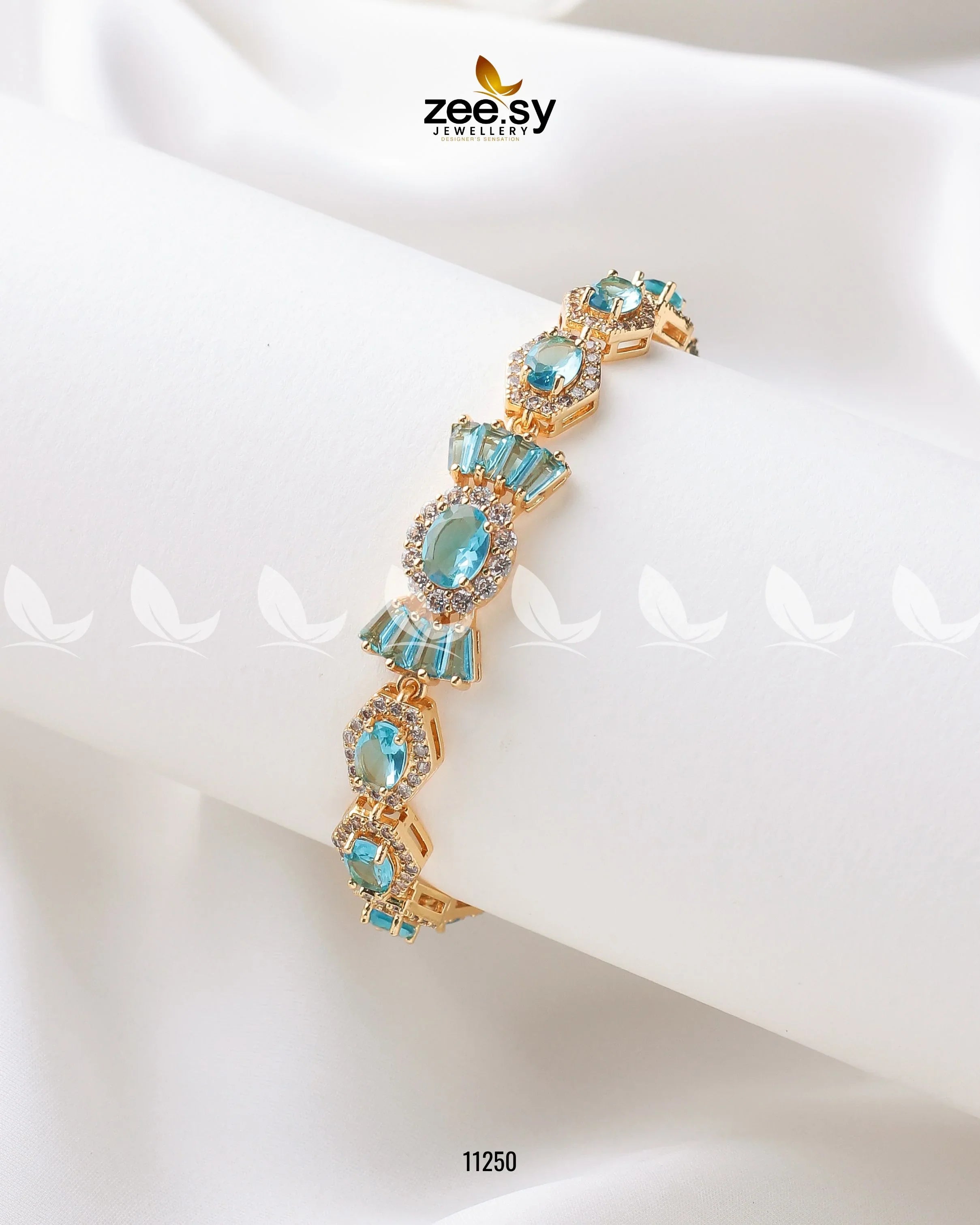 Mogra Bracelets Golden Feroza - Zeesy Jewellery