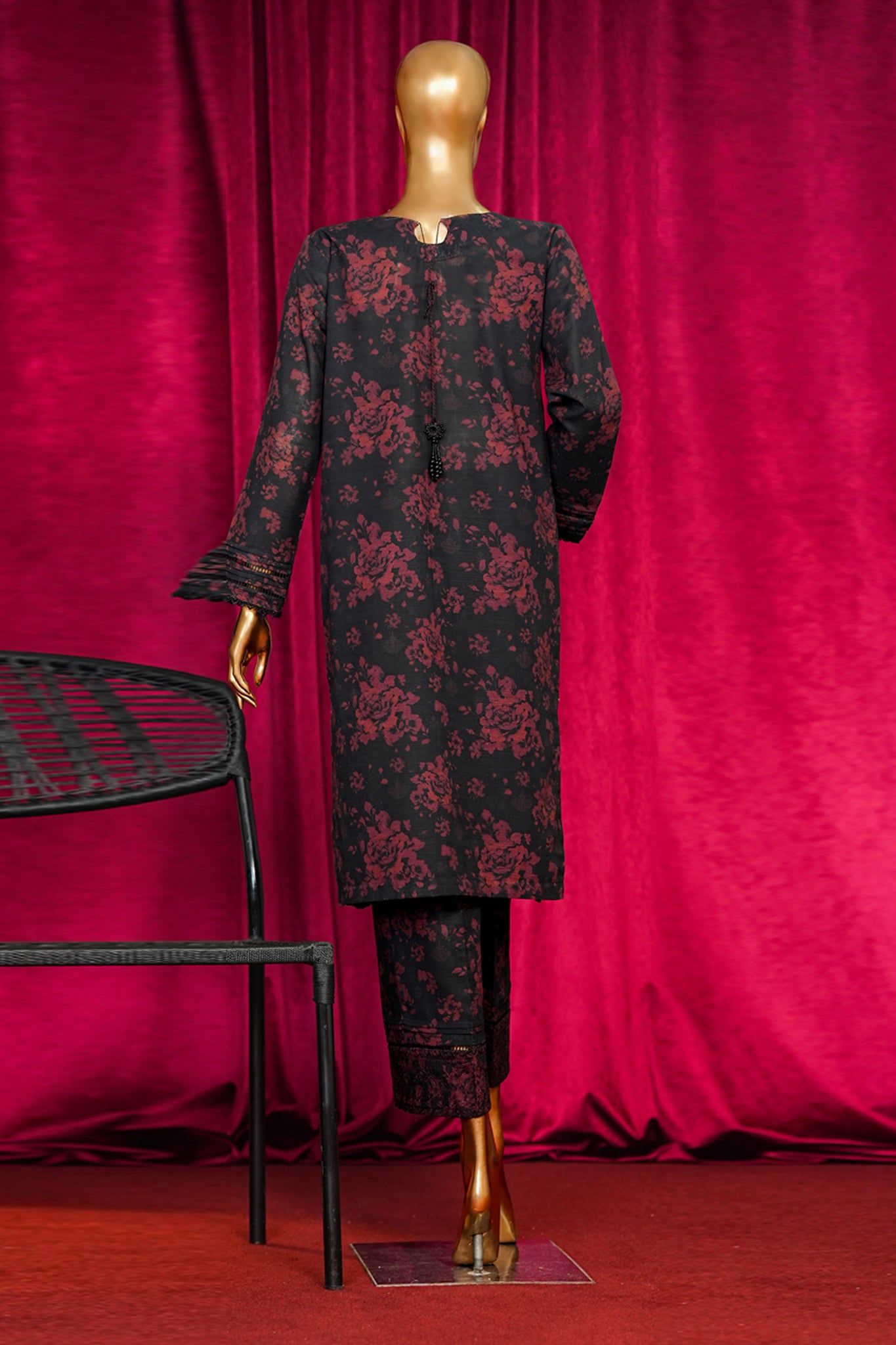 HZ Co Ords Stitched Blooming Winter Khaddar Collection'2025-KPE-112