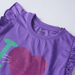 Kjunction Girls T-shirt (I-Love-Cats)