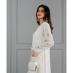 Manahils Stitched Luxury Pret-PURE IVORY DREAMS